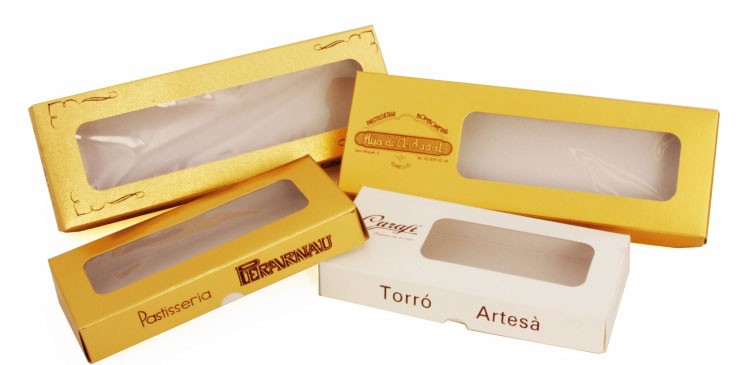 Caja turrón base + tapa