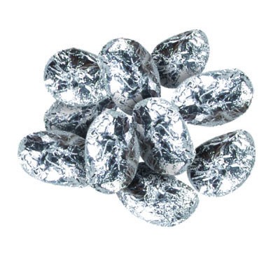 Habas en papel de plata